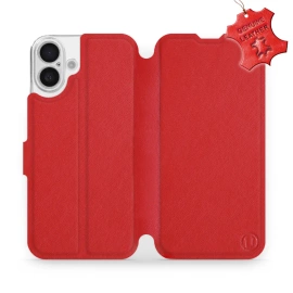 Hülle für Apple iPhone 16 Plus - Farbe Red Leather