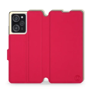 Hülle für Xiaomi Poco X5 Pro 5G - Farbe Rot mit Platin