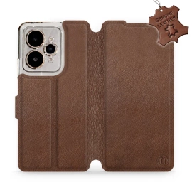 Hülle für Realme 15 5G - Farbe Brown Leather