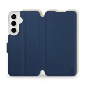 Hülle für Samsung Galaxy S24 Plus - Farbe Marineblau mit Platin