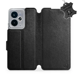 Hülle für Realme 14 5G - Farbe Black Leather