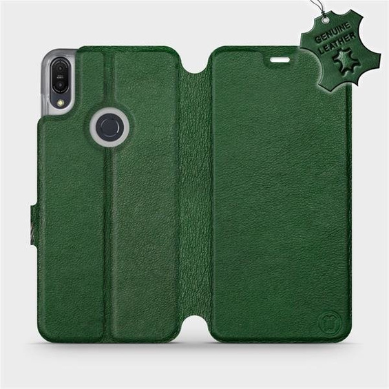 Hülle für Asus Zenfone Max Pro M1 ZB602KL - Farbe Green Leather