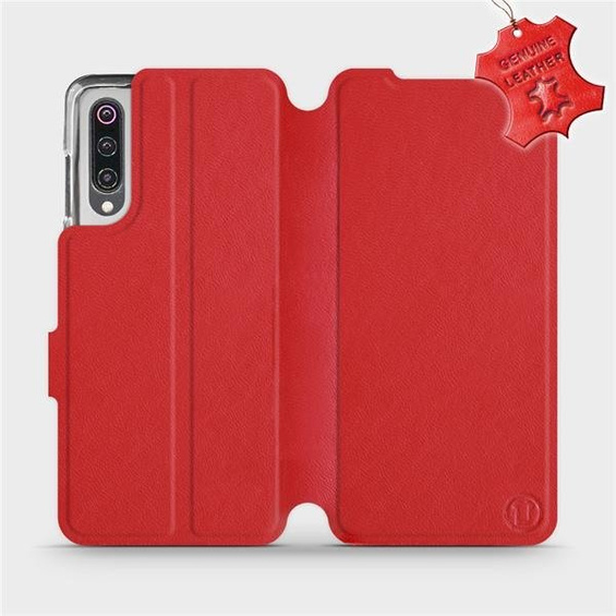 Hülle für Xiaomi Mi 9 - Farbe Red Leather