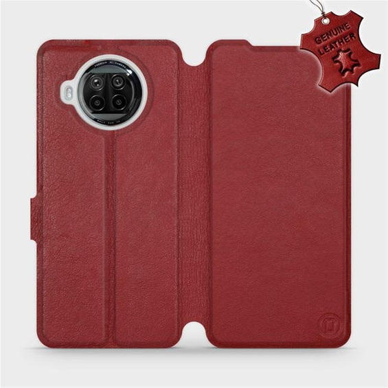 Hülle für Xiaomi Mi 10T Lite - Farbe Dark Red Leather