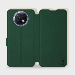 Hülle für Xiaomi Redmi Note 9T - Farbe Grün mit Platin