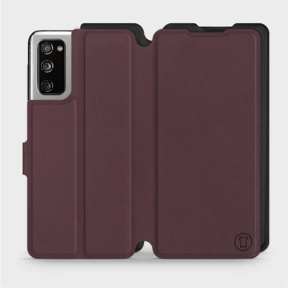 Hülle für Samsung Galaxy S20 FE - Farbe Burgund mit Schwarz