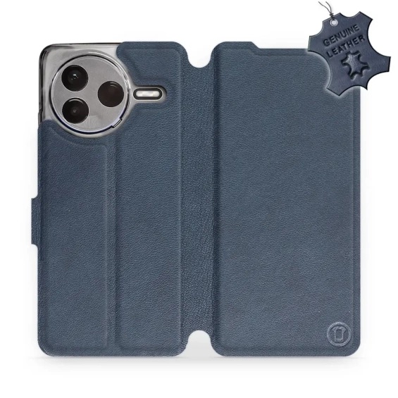 Hülle für Xiaomi POCO F7 Pro 5G - Farbe Blue Leather
