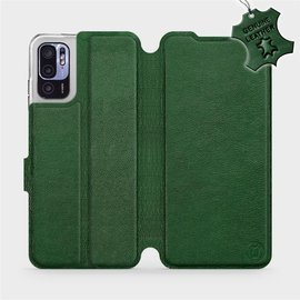 Hülle für Xiaomi Redmi Note 10 5G - Farbe Green Leather