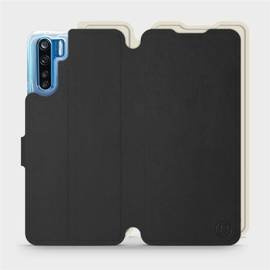 Hülle für OPPO A91 - Farbe Schwarz mit Platin