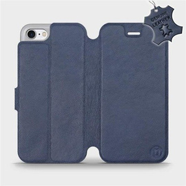 Hülle für Apple iPhone 7 - Farbe Blue Leather