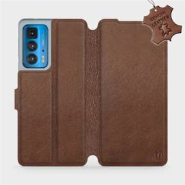Hülle für Motorola Edge 20 Pro - Farbe Brown Leather