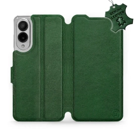 Hülle für Samsung Galaxy S25 Edge - Farbe Green Leather