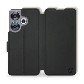 Hülle für Xiaomi POCO F6 - Farbe Schwarz mit Platin