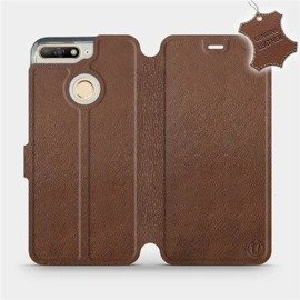 Hülle für Huawei Honor 7A - Farbe Brown Leather