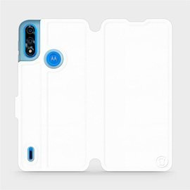 Hülle für Motorola Moto E7i Power - Farbe White&Orange