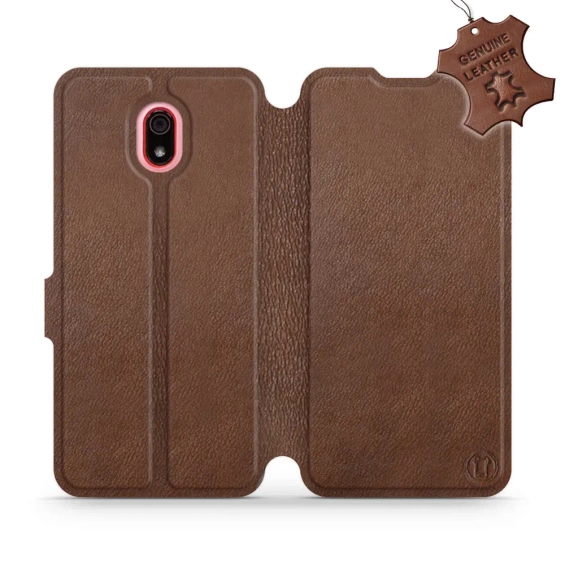 Hülle für Xiaomi Redmi 8A - Farbe Brown Leather