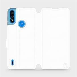 Hülle für Motorola Moto E7 Power - Farbe White&Gray