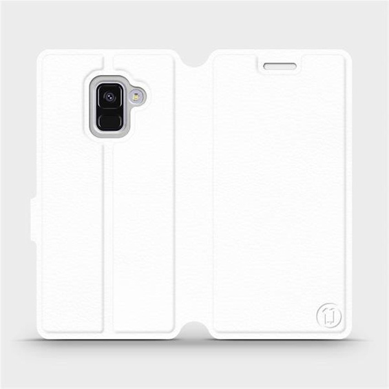 Hülle für Samsung Galaxy A8 2018 - Farbe White&Gray