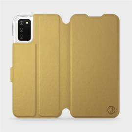 Hülle für Samsung Galaxy A03S - Farbe Gold&Gray