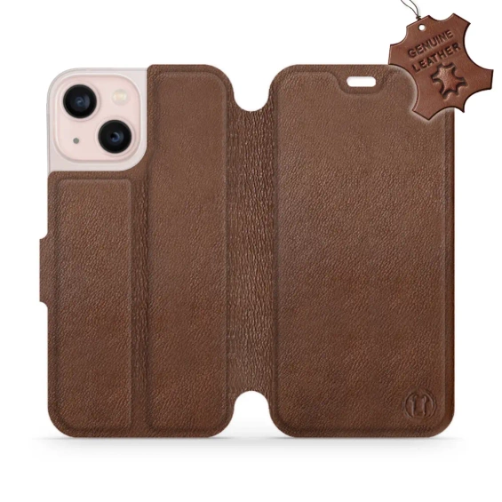 Hülle für Apple iPhone 13 mini - Farbe Brown Leather