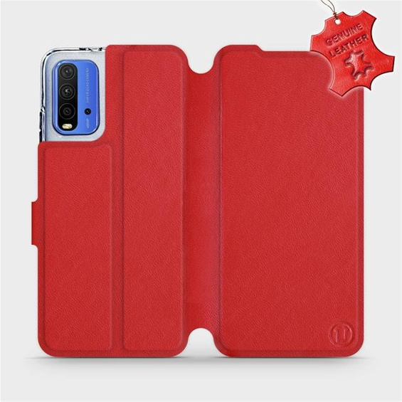 Hülle für Xiaomi Redmi 9T - Farbe Red Leather