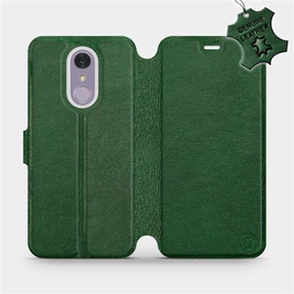Hülle für LG Q7 - Farbe Green Leather