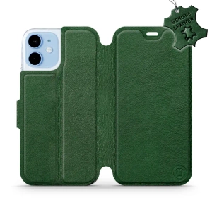 Hülle für Apple iPhone 12 mini - Farbe Green Leather