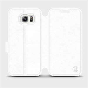Hülle für Samsung Galaxy S6 Edge - Farbe White&Gray
