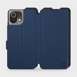 Hülle für Xiaomi 11 Lite 5G NE - Farbe Marine mit Schwarz