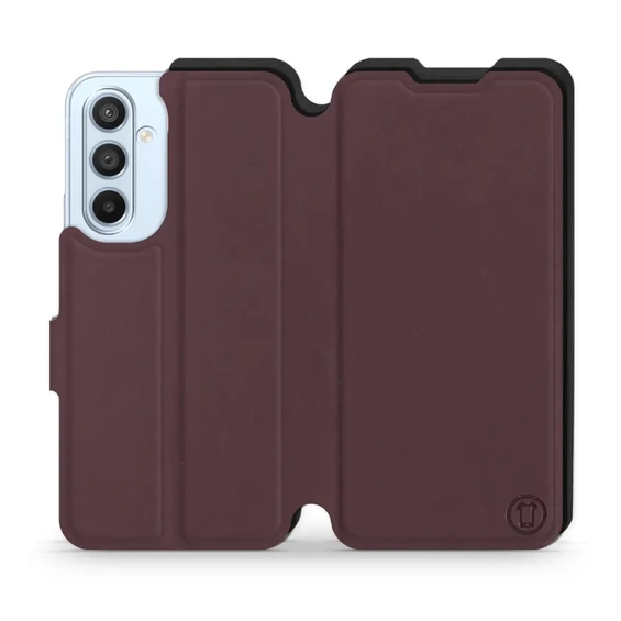 Hülle für Samsung Galaxy A54 - Farbe Burgund mit Schwarz