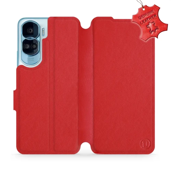 Hülle für Huawei Honor 90 Lite - Farbe Red Leather