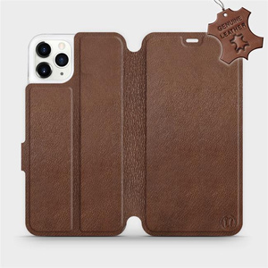 Hülle für Apple iPhone 11 Pro Max - Farbe Brown Leather