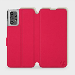 Hülle für Samsung Galaxy A32 4G - Farbe Rot mit Platin