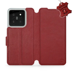 Hülle für Xiaomi 14 - Farbe Dark Red Leather