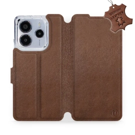 Hülle für Xiaomi Redmi Note 14 4G - Farbe Brown Leather