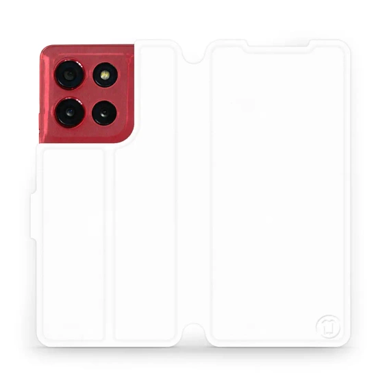 Hülle für Motorola Moto G86 Power 5G - Farbe White&Gray