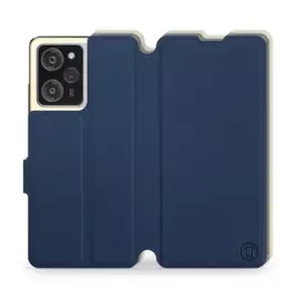 Hülle für Xiaomi Poco X5 Pro 5G - Farbe Marineblau mit Platin