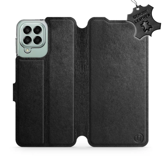 Hülle für Samsung Galaxy M33 5G - Farbe Black Leather