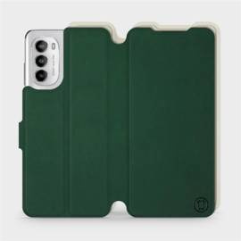 Hülle für Motorola Moto G82 5G - Farbe Grün mit Platin