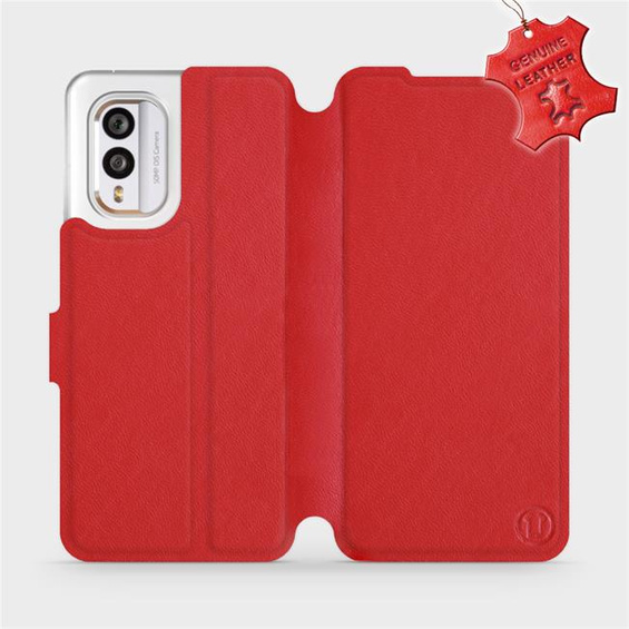 Hülle für Nokia X30 5G - Farbe Red Leather
