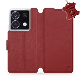 Hülle für Xiaomi POCO X6 - Farbe Dark Red Leather