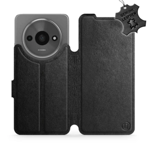 Hülle für Xiaomi Redmi A3 - Farbe Black Leather