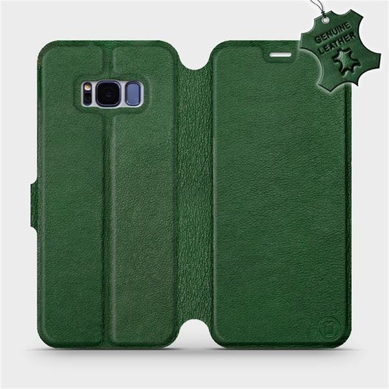 Hülle für Samsung Galaxy S8 Plus - Farbe Green Leather