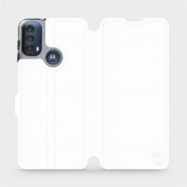 Hülle für Motorola Moto E40 - Farbe White&Orange