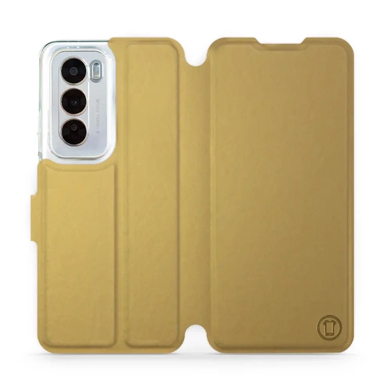 Hülle für OPPO Reno 12 Pro 5G - Farbe Gold&Orange