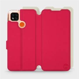Hülle für Xiaomi Redmi 9C - Farbe Rot mit Platin