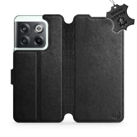 Hülle für OnePlus 10T - Farbe Black Leather