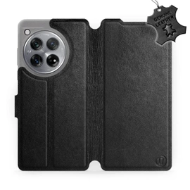 Hülle für OnePlus 12R - Farbe Black Leather