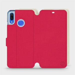 Hülle für Huawei Nova 3 - Farbe Rot mit Platin