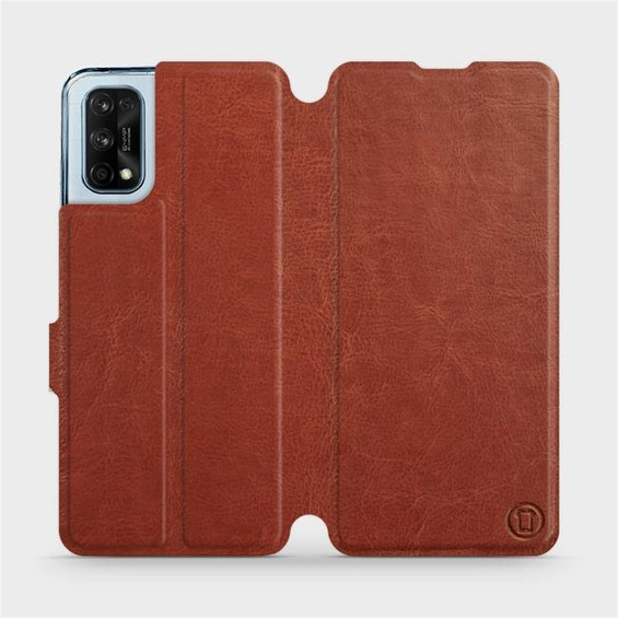 Hülle für Realme 7 Pro - Farbe Brown&Gray